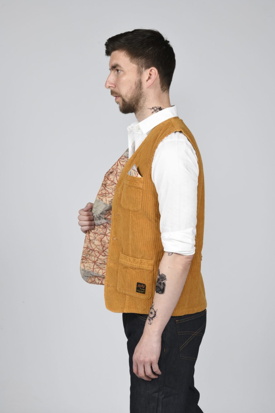 Gilet en online velours homme