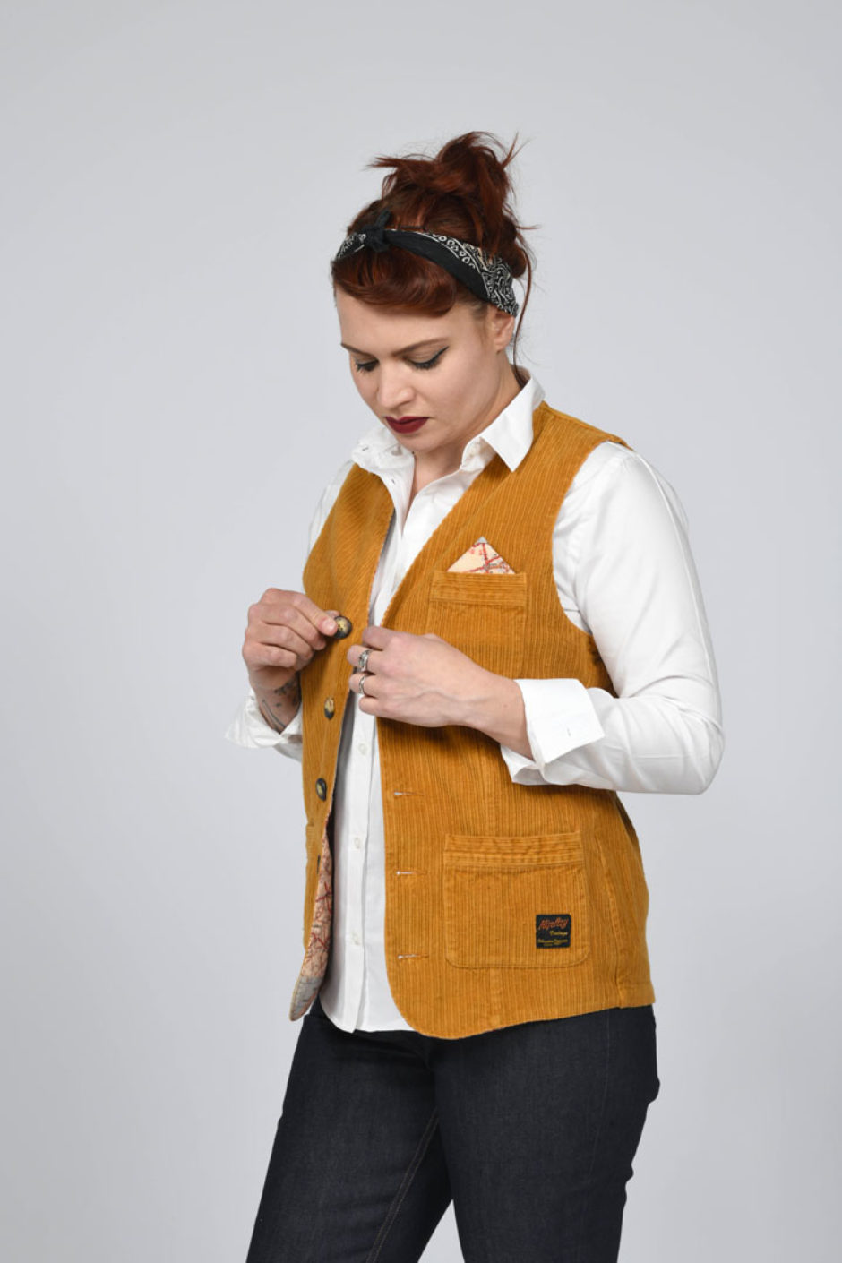 gilet velours