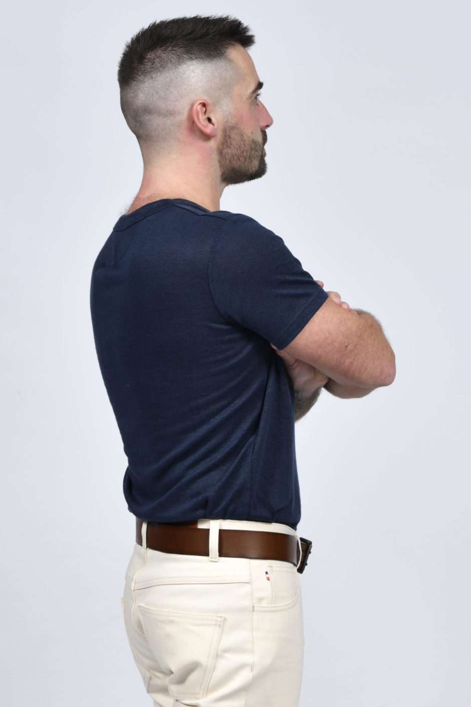 Image supplémentaire du produit Kiplay x Splice 100% Linen T-shirt