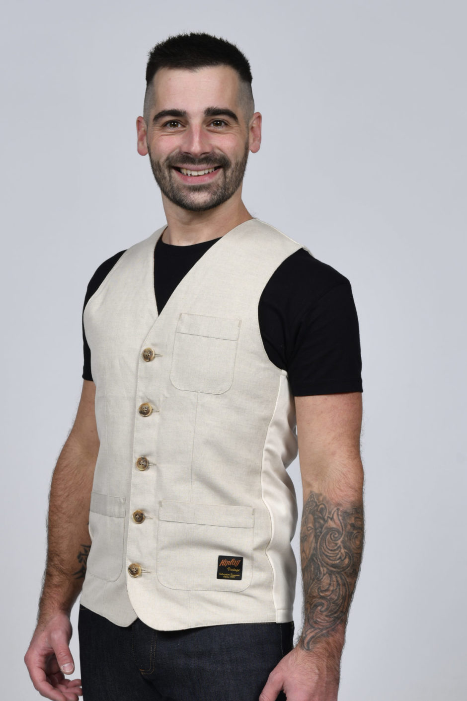 Image principale du produit Gilet 100% Lin - Louis