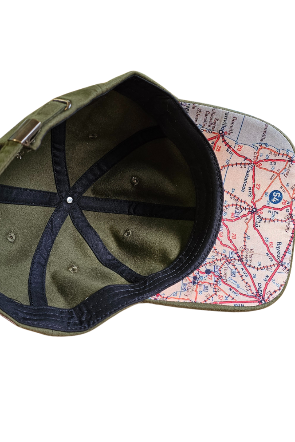 Image supplémentaire du produit Casquette moleskine Kaki Grattée Bio