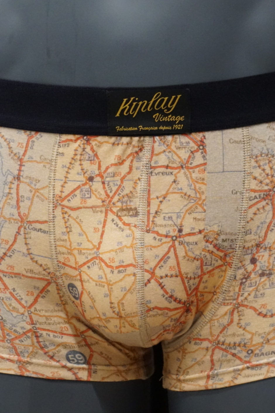 Image principale du produit Boxer Carte Normandie Homme