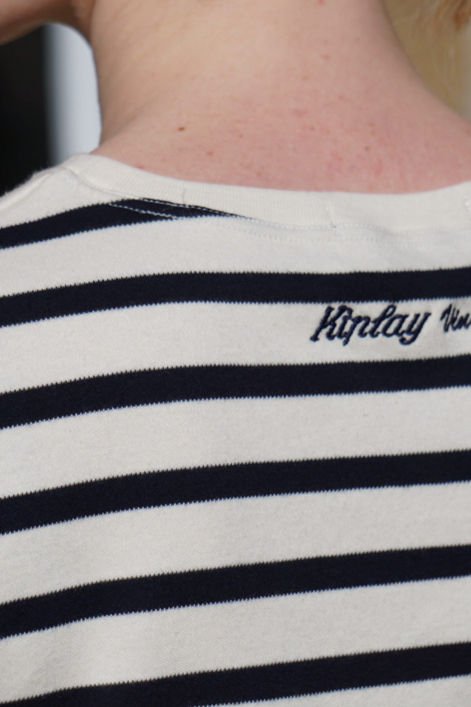 Image supplémentaire du produit T-shirt Marinière 100% Cotion Biologique Femme