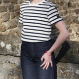 Image supplémentaire du produit T-shirt Marinière 100% Cotion Biologique Femme